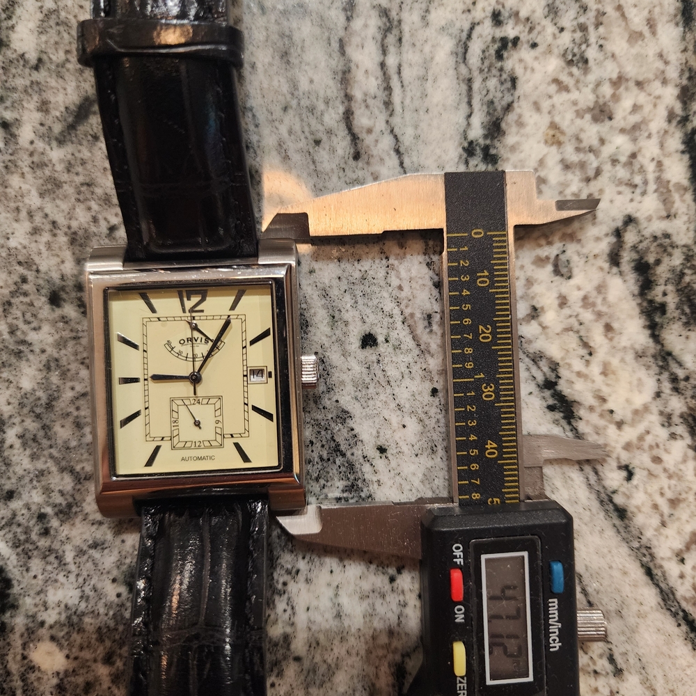 Orvis Black and Silver Men's Watch